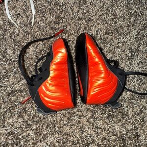 Black and Orange Sneakers